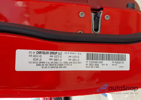 2014 Dodge Charger Sxt Plus z USA, uszkodzony, nr VIN 2C3CDXHG0EH124949